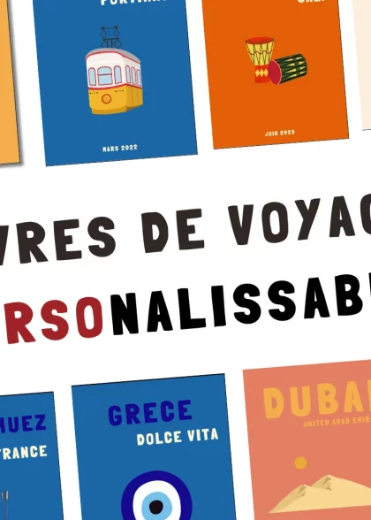 Template Canva Livre Souvenir de Voyages