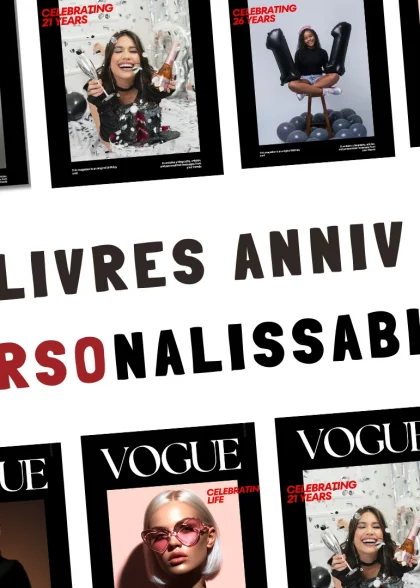 Template magazine premium type VOGUE pour vos moments d’exception - Édition Célébration